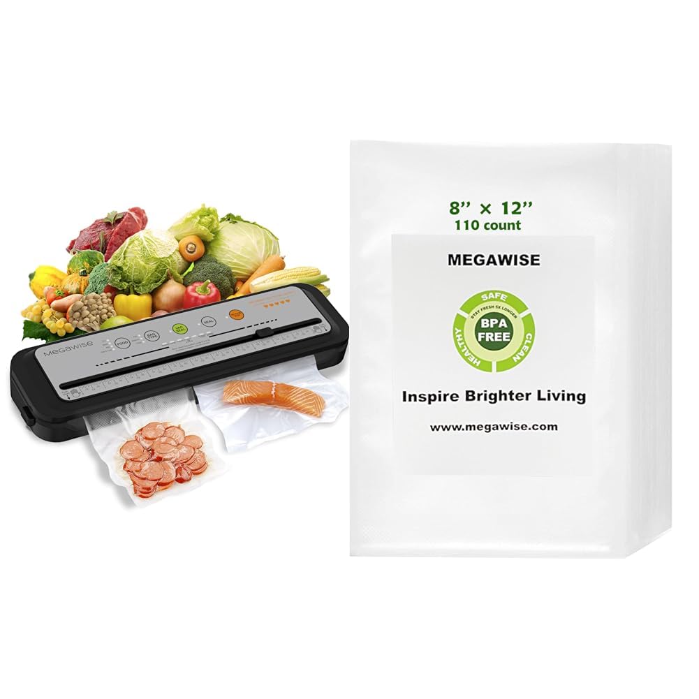 Vacuum Sealer Machine – One-Touch, 10 Bags, Compact Design