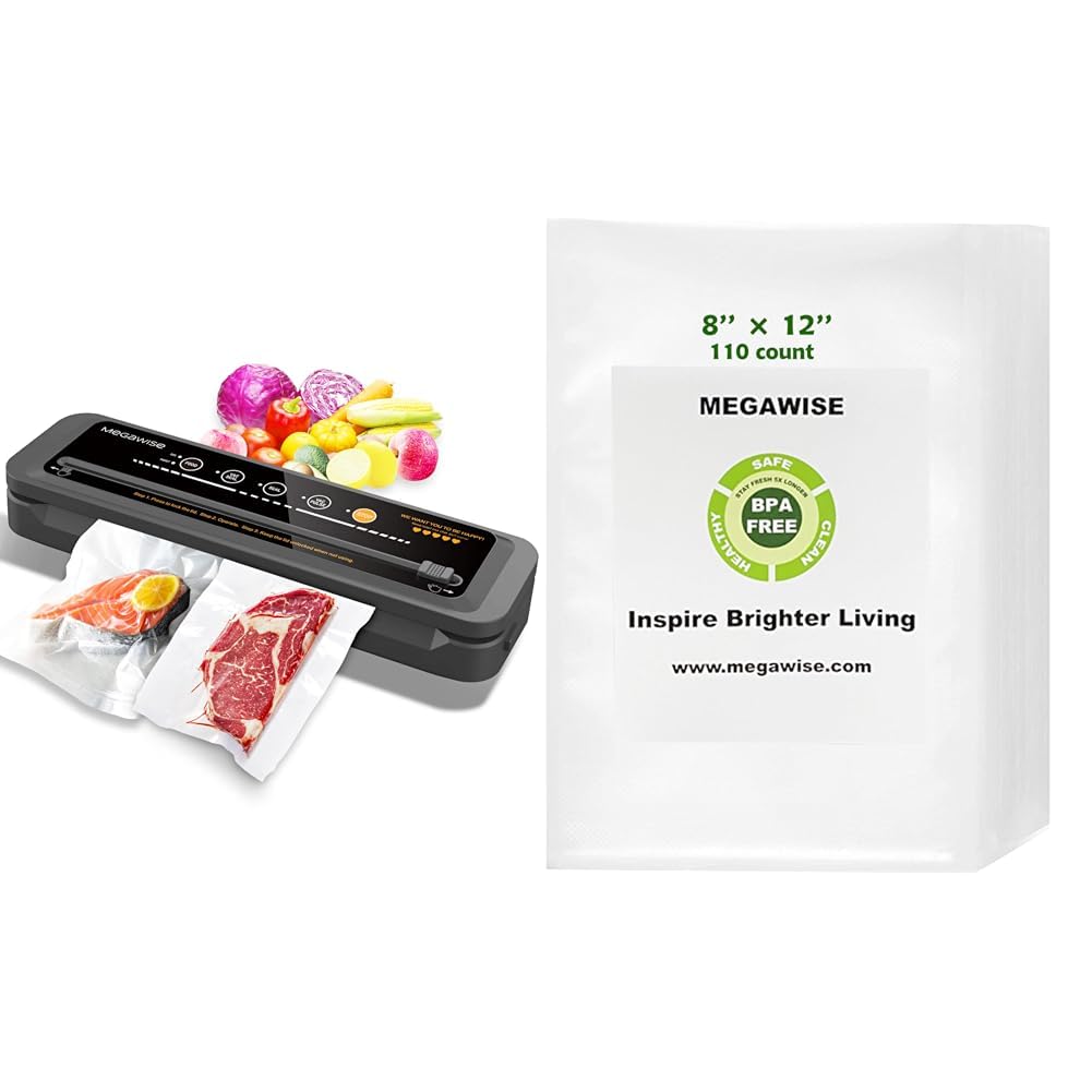 Vacuum Sealer Machine – One-Touch, 10 Bags, Compact Design