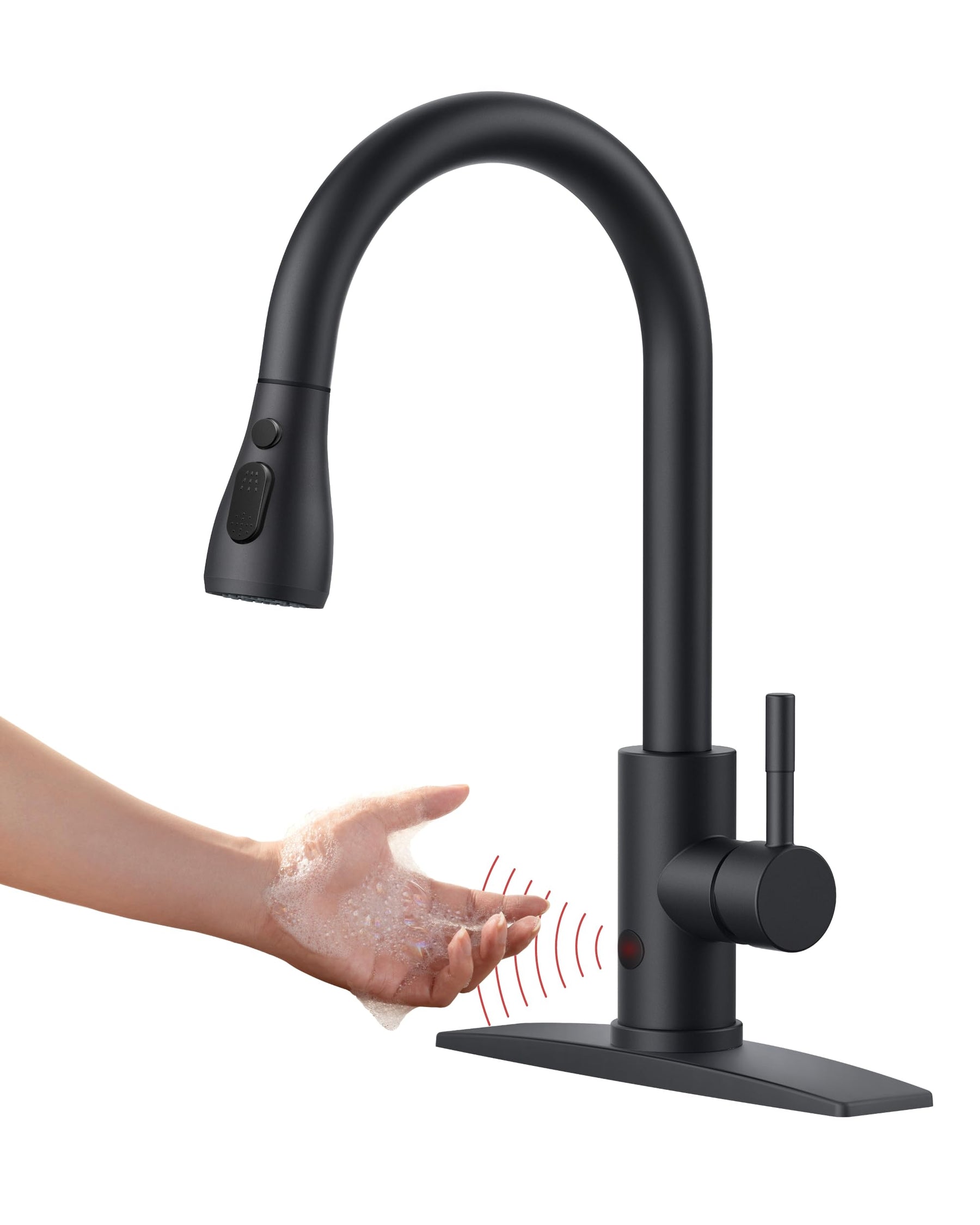 Pull Down Kitchen Faucet – Brushed Nickel, Single Handle