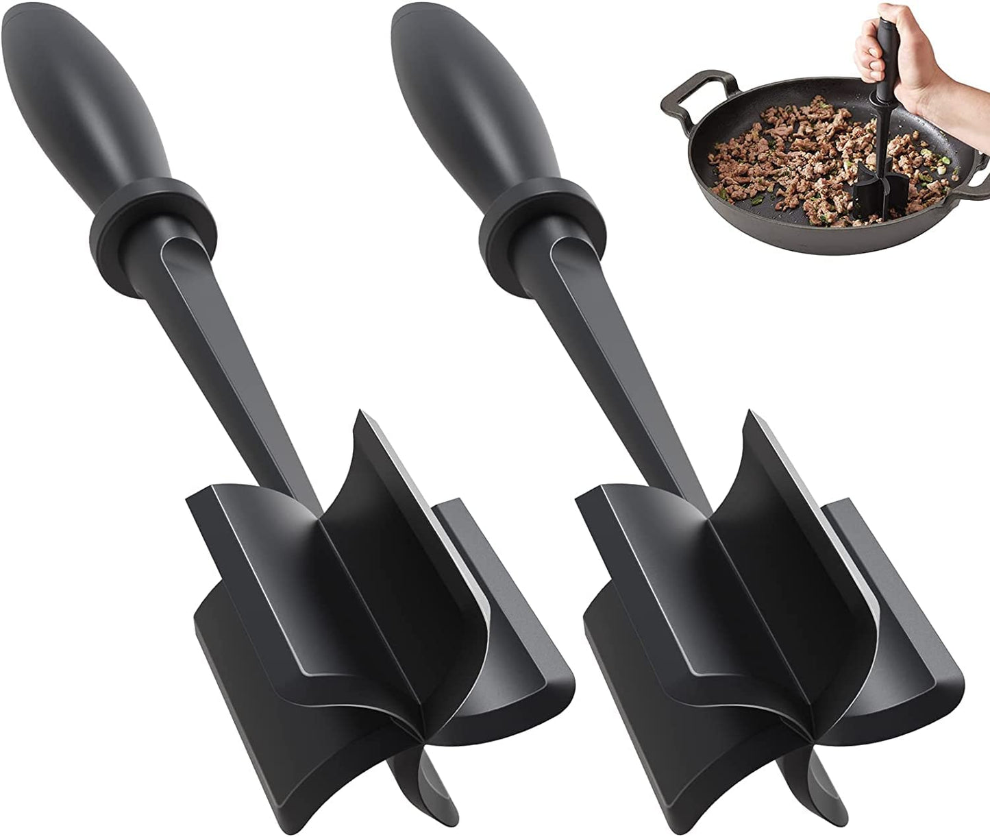 Burger Masher Tool – Heat-Resistant Meat Grinder and Smasher