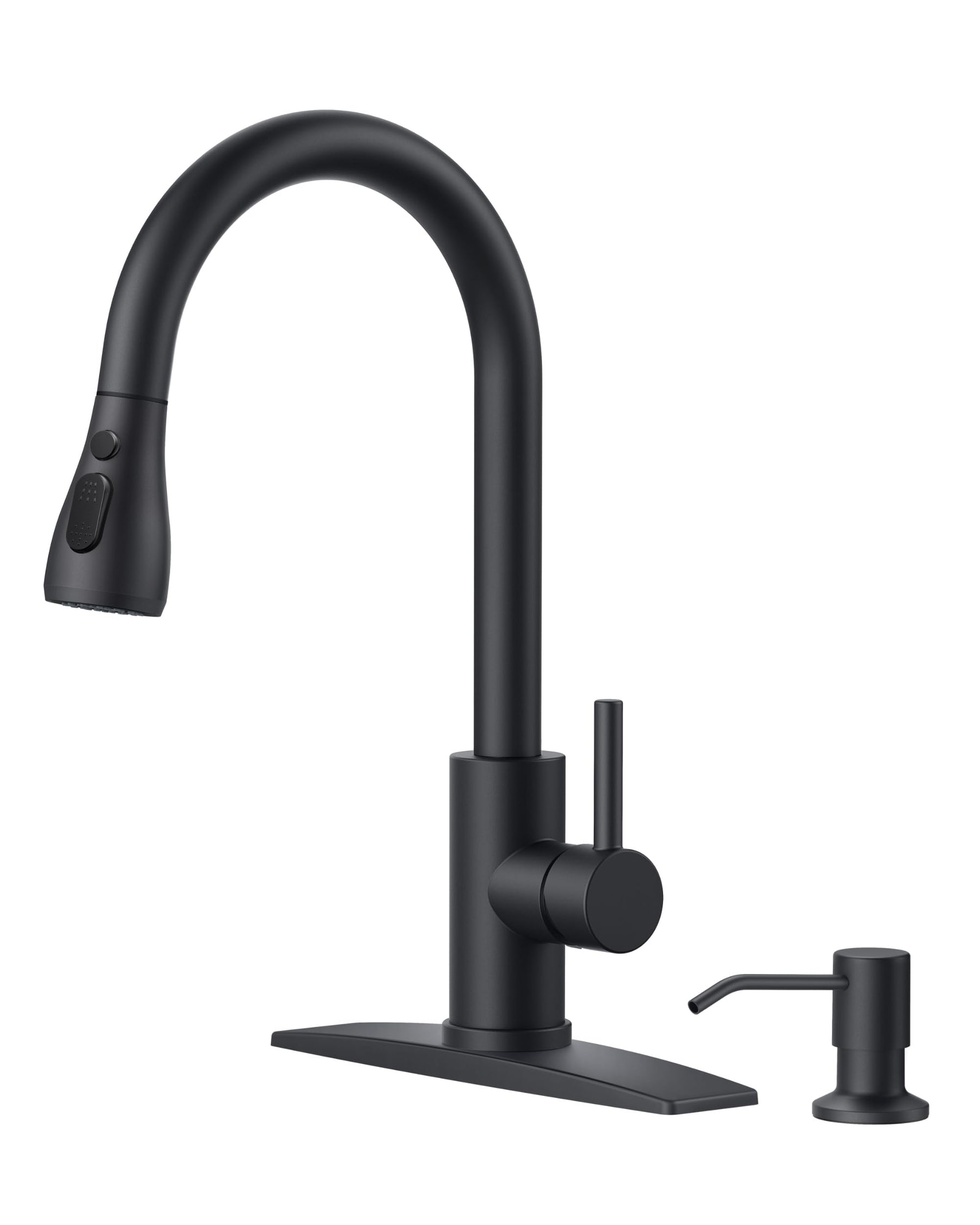 Pull Down Kitchen Faucet – Brushed Nickel, Single Handle