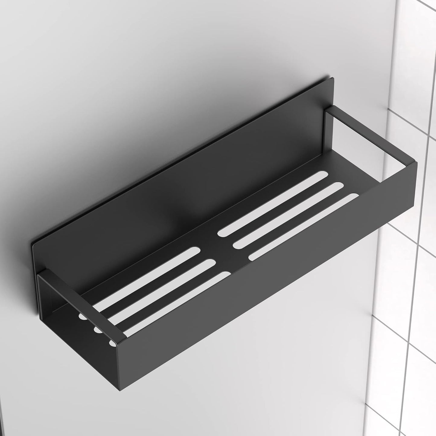 Magnetic Spice Rack – 4-Pack Fridge and Oven Organizer Set, Black