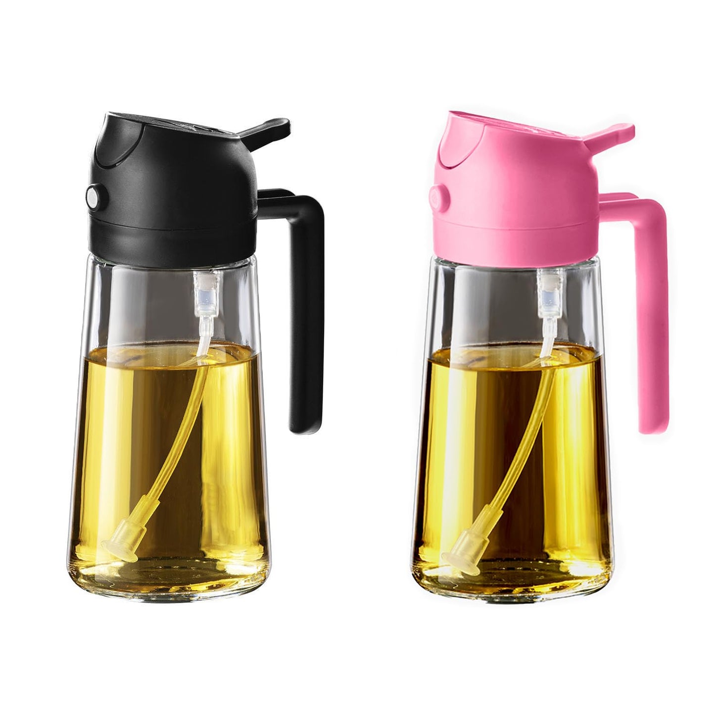 Olive Oil Sprayer – 2-in-1 Cooking Dispenser for Air Fryer, Salad, BBQ