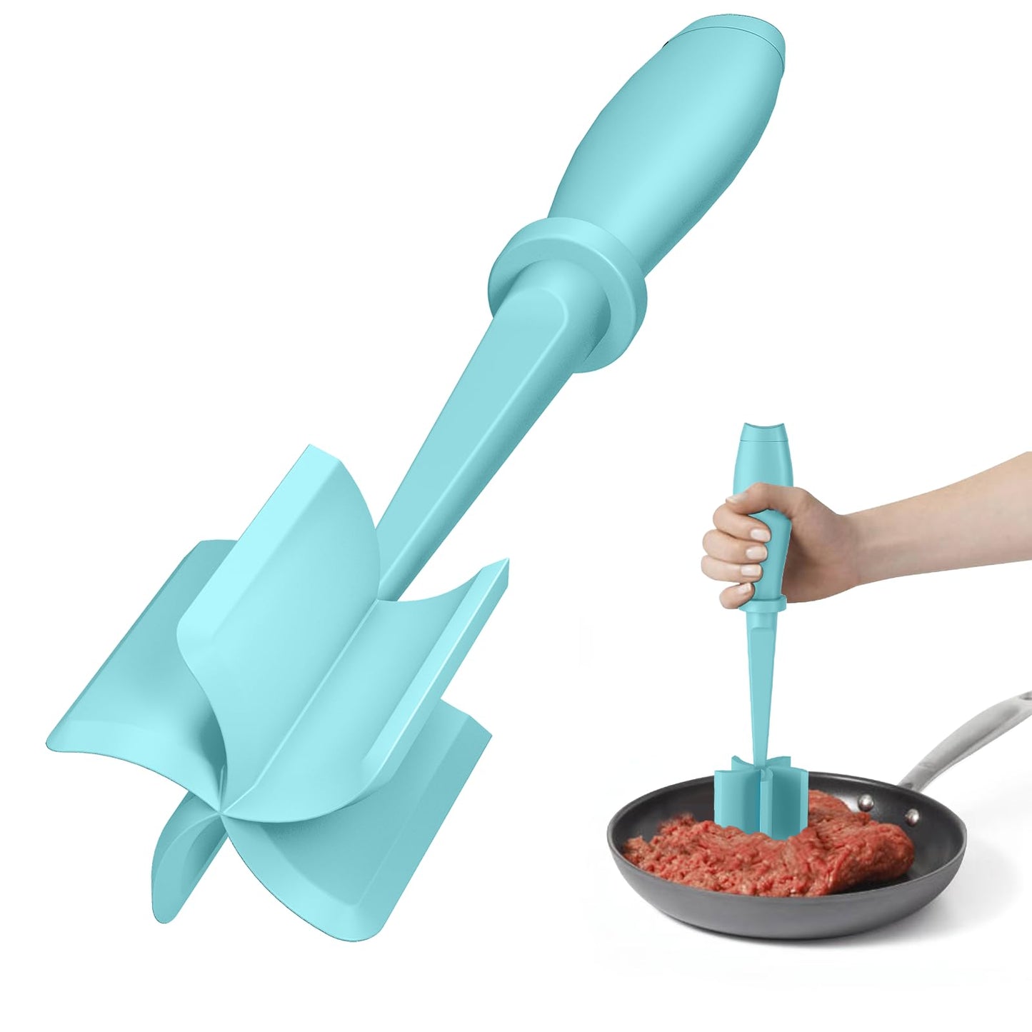 Burger Masher Tool – Heat-Resistant Meat Grinder and Smasher