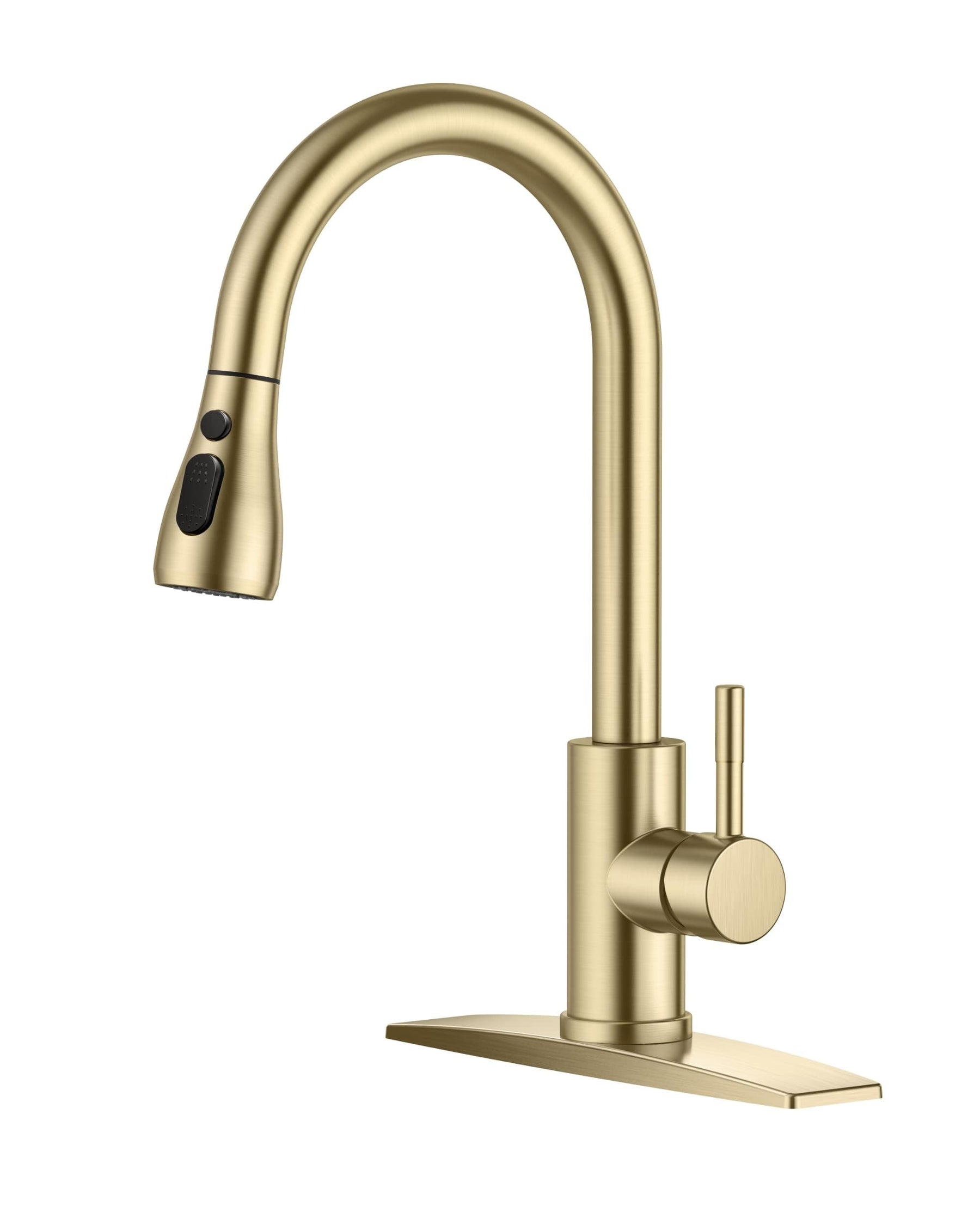 Pull Down Kitchen Faucet – Brushed Nickel, Single Handle