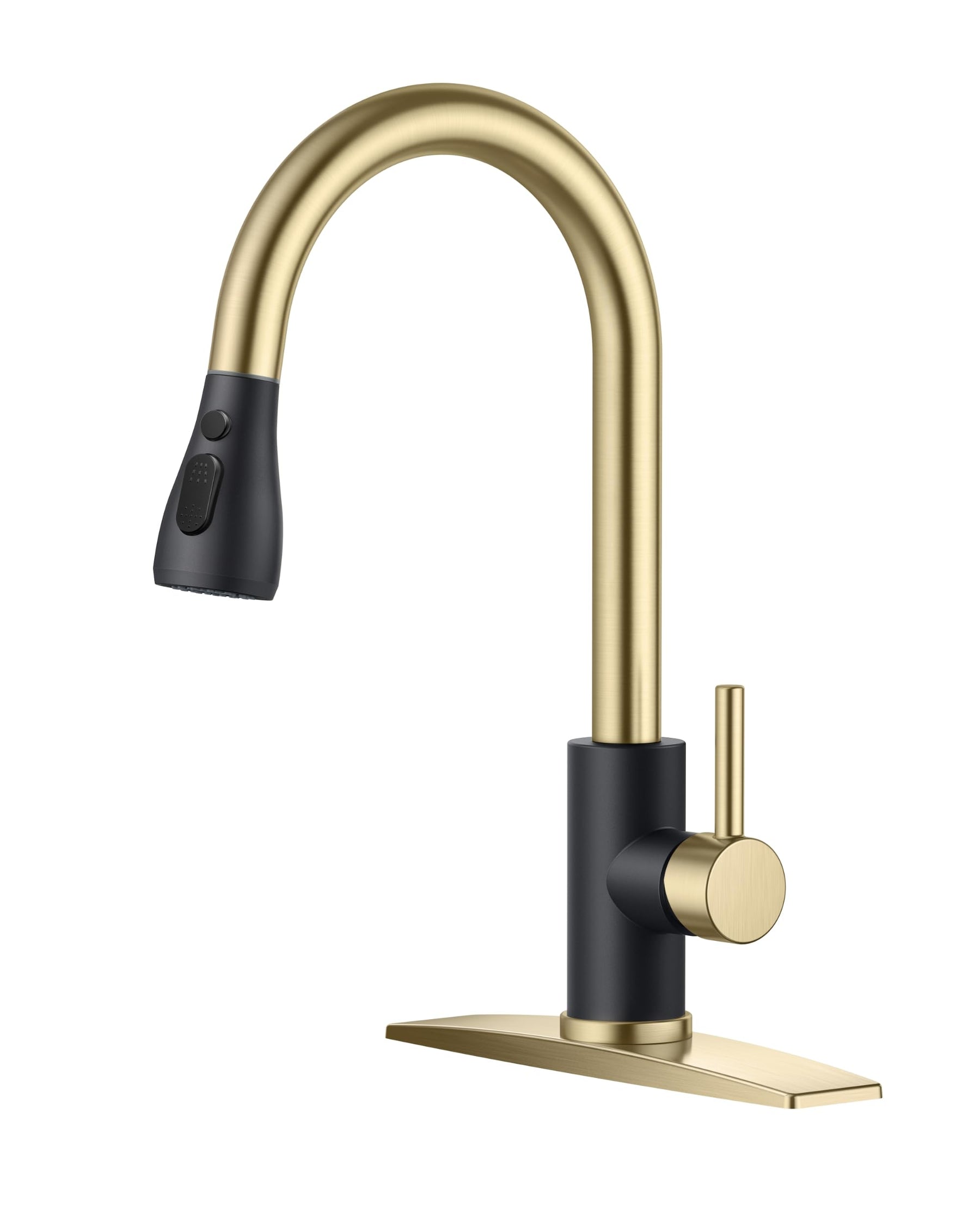 Pull Down Kitchen Faucet – Brushed Nickel, Single Handle