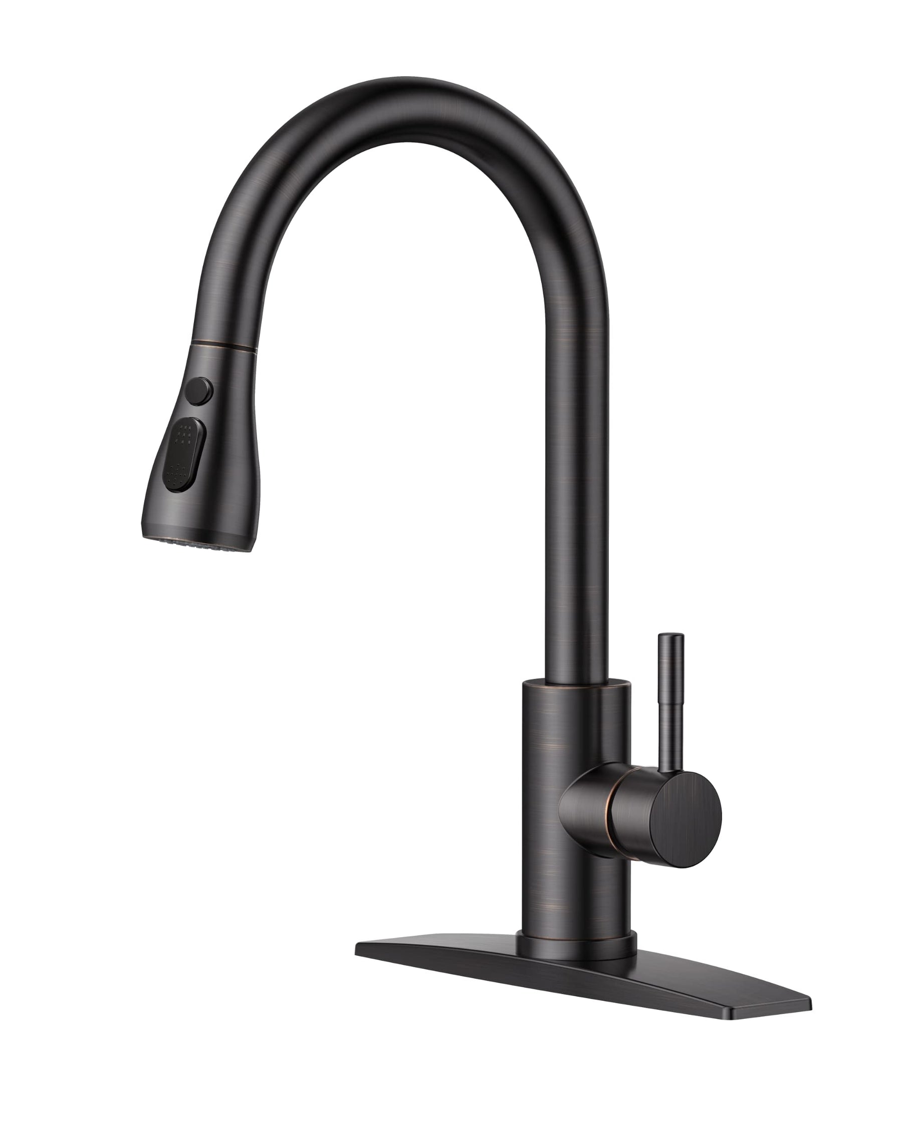 Pull Down Kitchen Faucet – Brushed Nickel, Single Handle