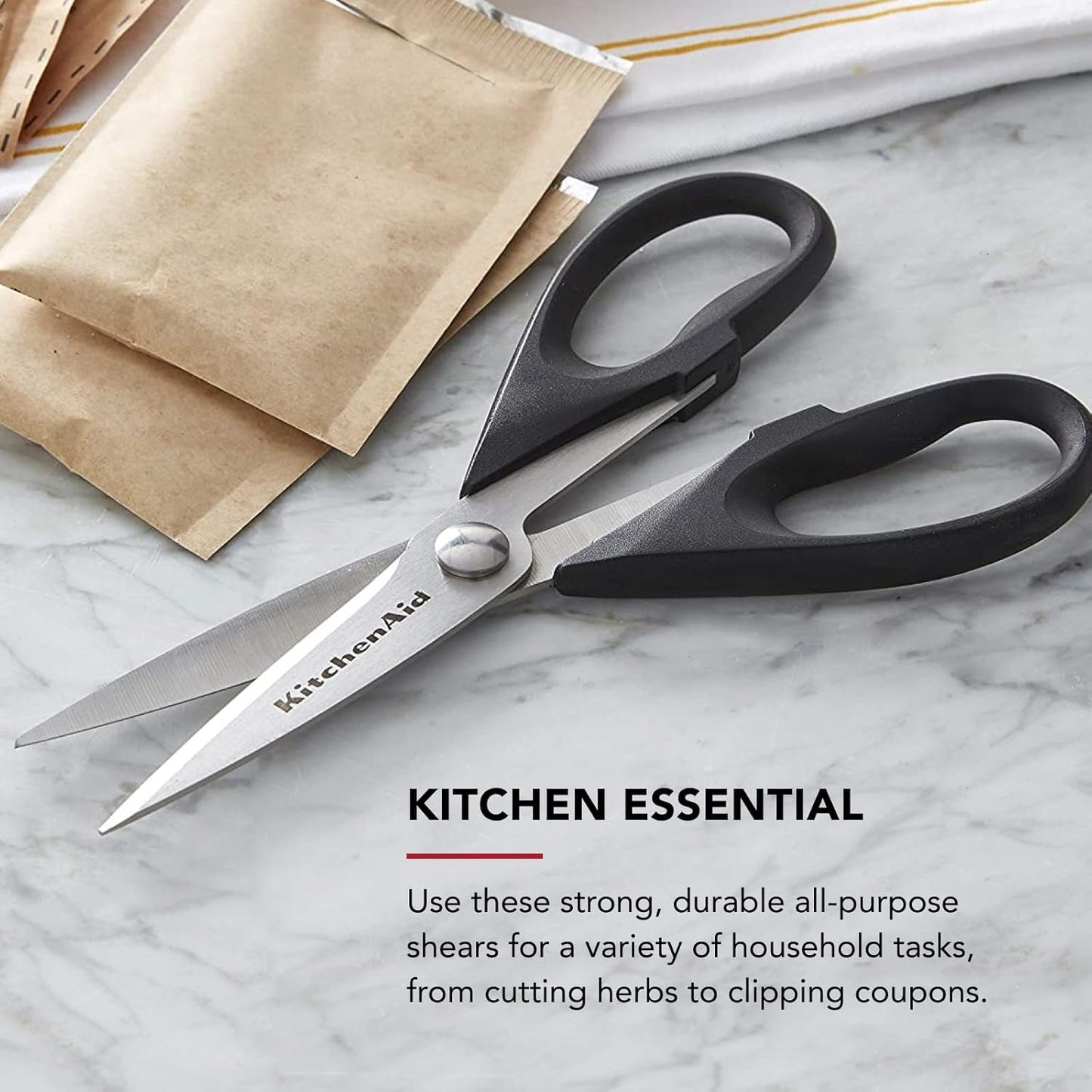 Kitchen Shears – All-Purpose Stainless Steel Scissors with Cover
