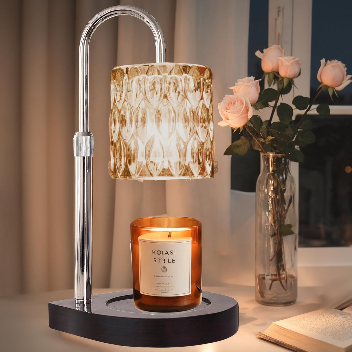 Candle Warmer with Timer – Electric Dimmer Lamp, Gift for Women