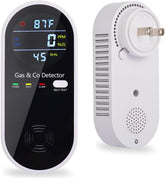 Gas & Carbon Monoxide Detector – Plug-in, 4-in-1 with Display