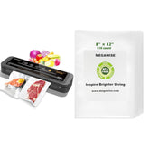Vacuum Sealer Machine – One-Touch, 10 Bags, Compact Design