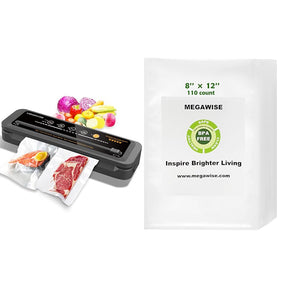 Vacuum Sealer Machine – One-Touch, 10 Bags, Compact Design
