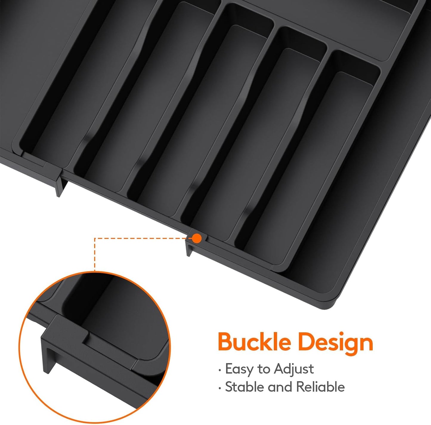 Expandable Silverware Organizer – Adjustable Utensil Tray for Drawer