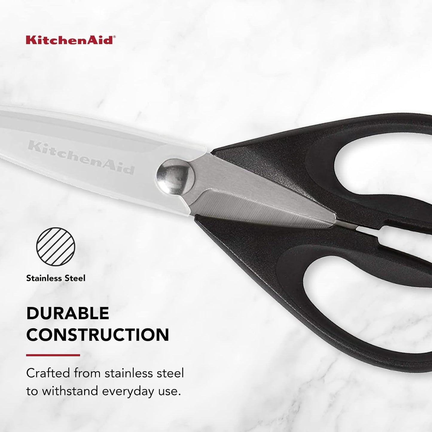 Kitchen Shears – All-Purpose Stainless Steel Scissors with Cover