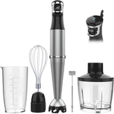 Immersion Hand Blender Set – 1100W, 5-in-1 Stick Blender with Attachments