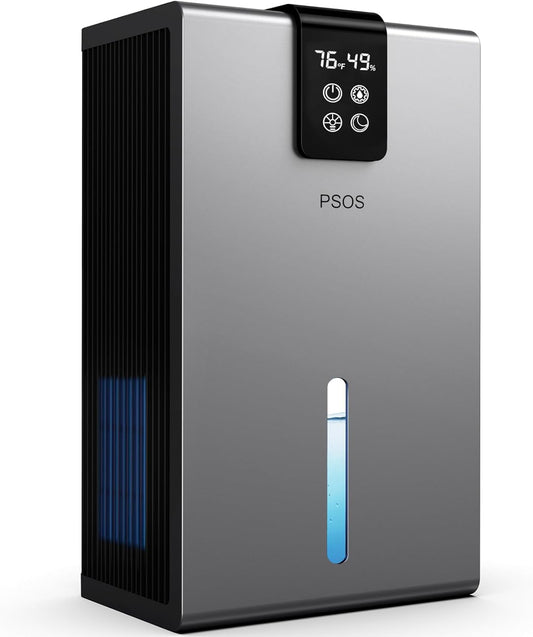 Dehumidifier – 120oz Tank, Auto Shut-Off, LED Lights
