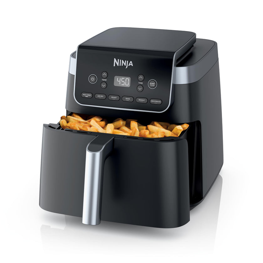 Air Fryer – 4-in-1, 5QT Capacity, Nonstick Basket, Grey