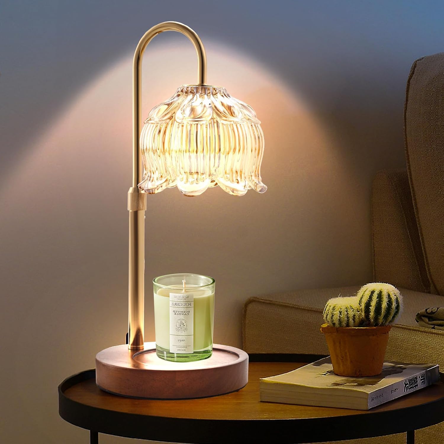 Candle Warmer with Timer – Electric Dimmer Lamp, Gift for Women