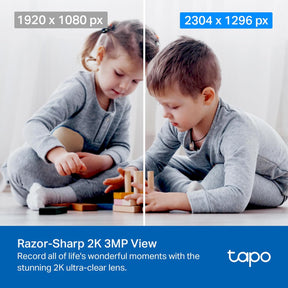 TP-Link Tapo 2K Cameras – Baby Monitor, Motion Alerts, 2-Pack