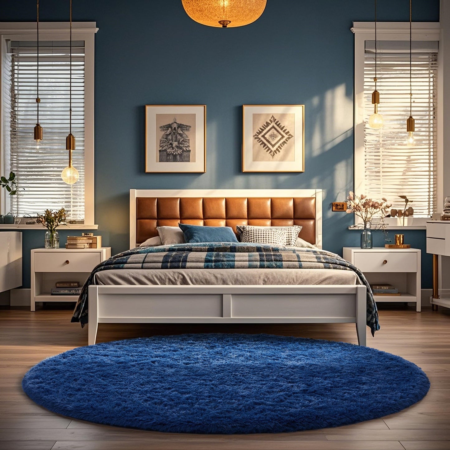 Fluffy Shag Rug – 4x6 Grey Carpet for Bedroom, Living Room, Dorm