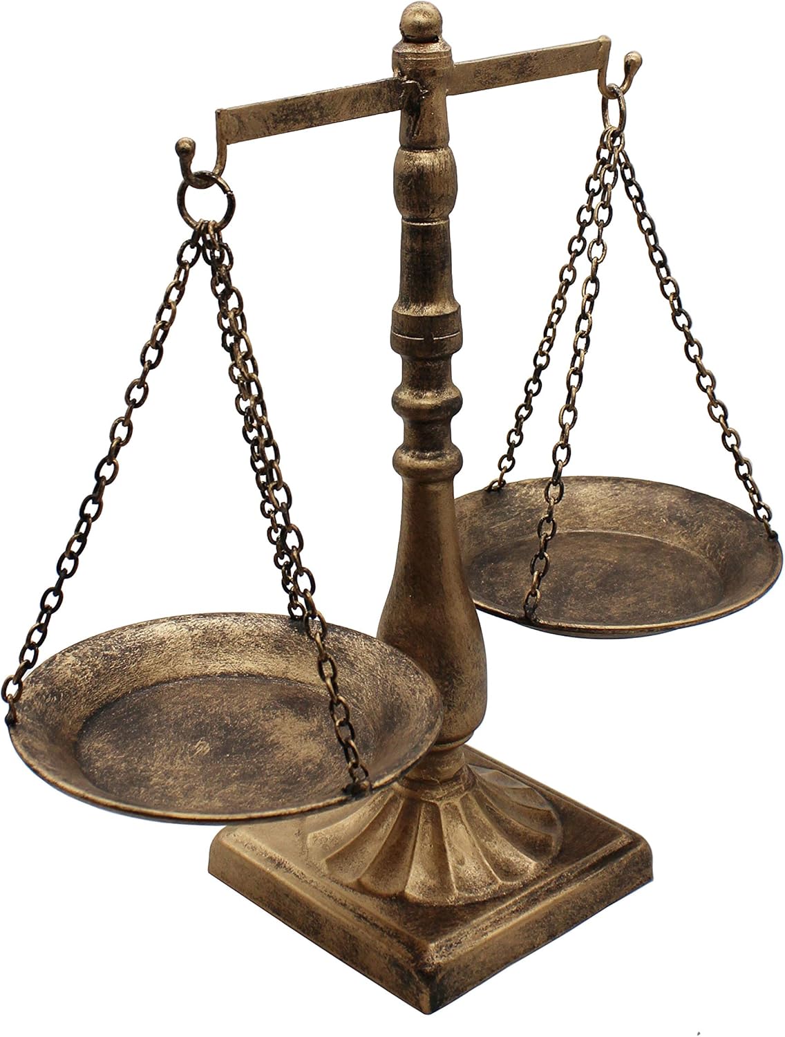 Vintage Jewelry Tray – Metal Libra Cosmetic Organizer, Bronze